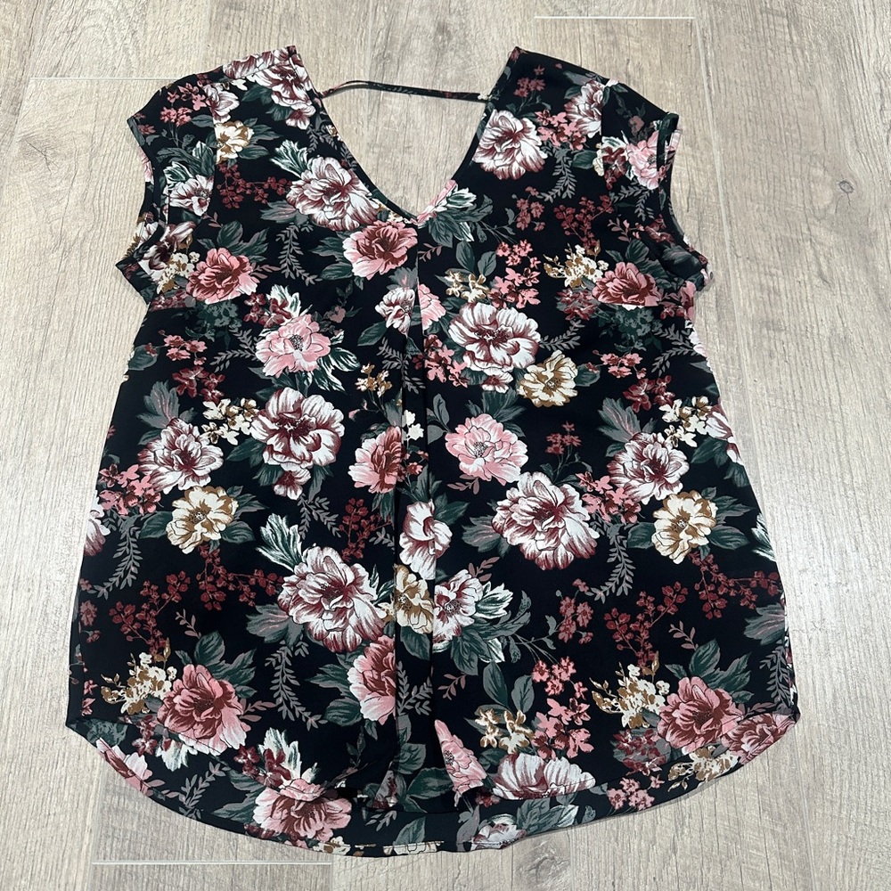 Floral Chiffon Blouse